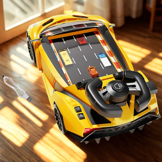 🏁 TurboTrack™ – 2-in-1 Race Car Arena for Kids