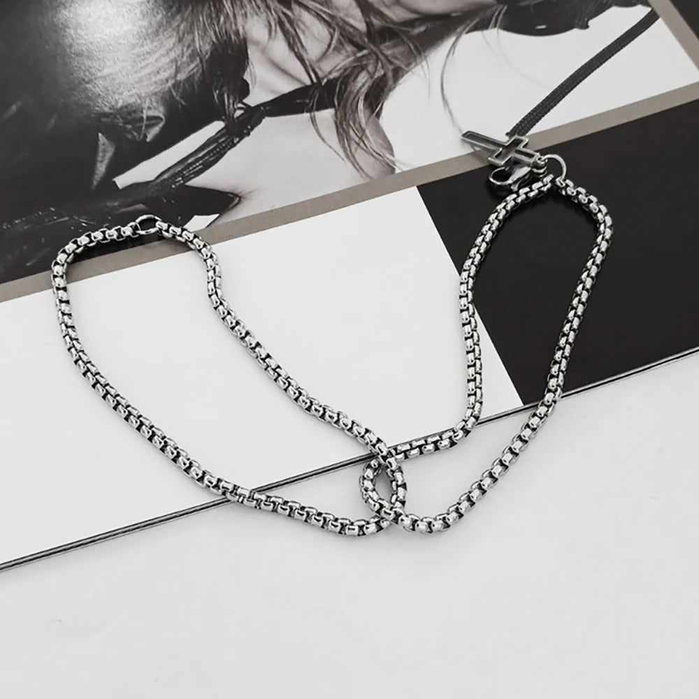 Double Chain Cross Bracelet – CrossLink™