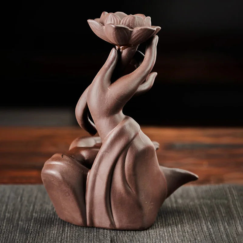 Lotus Dragon Incense Burner – ZenFlow™