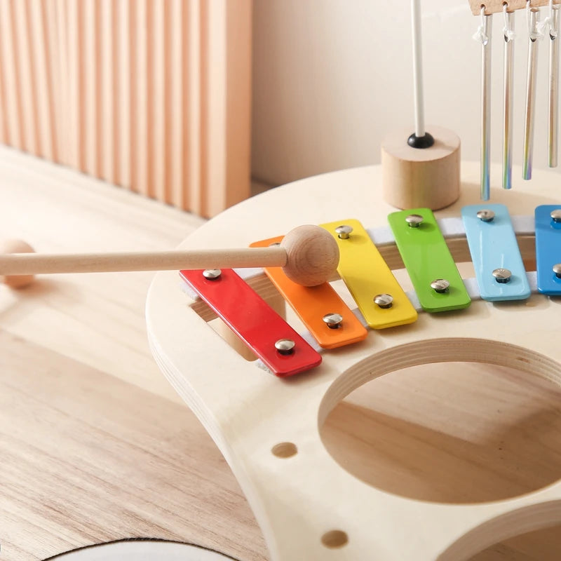 🎵 Wooden Music Table – Inspire Musical Genius from Day One