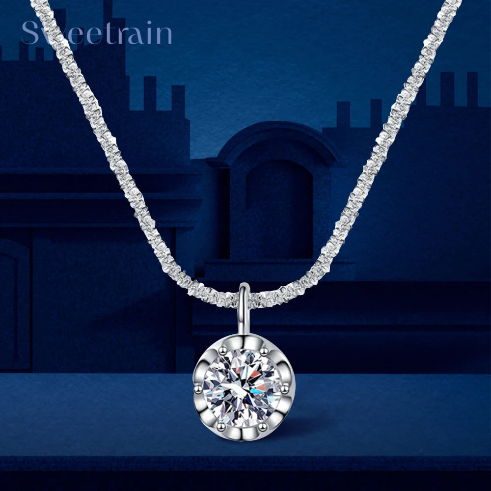 Moissanite Pendant Necklace – Caeli™