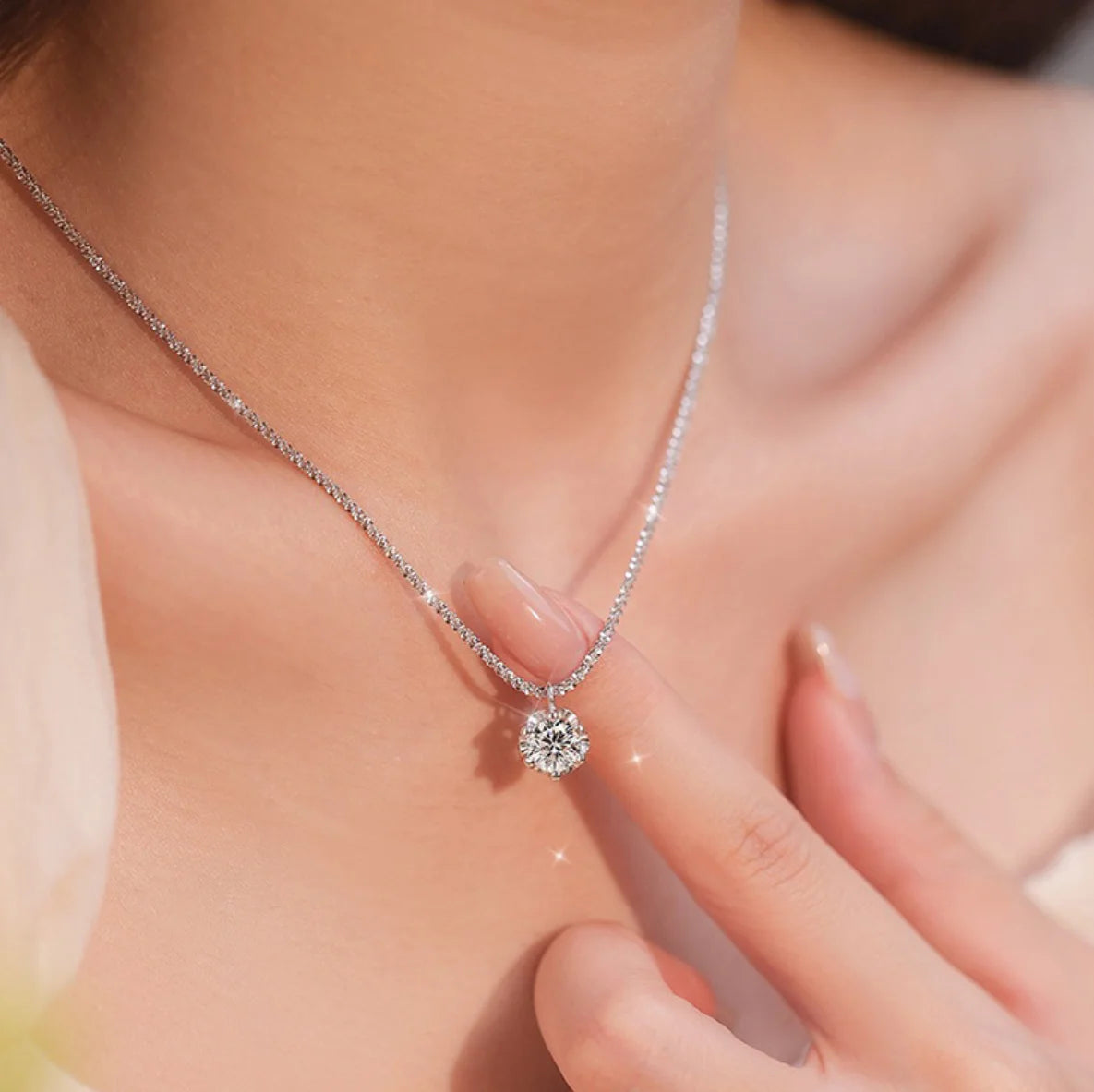 Moissanite Pendant Necklace – Caeli™
