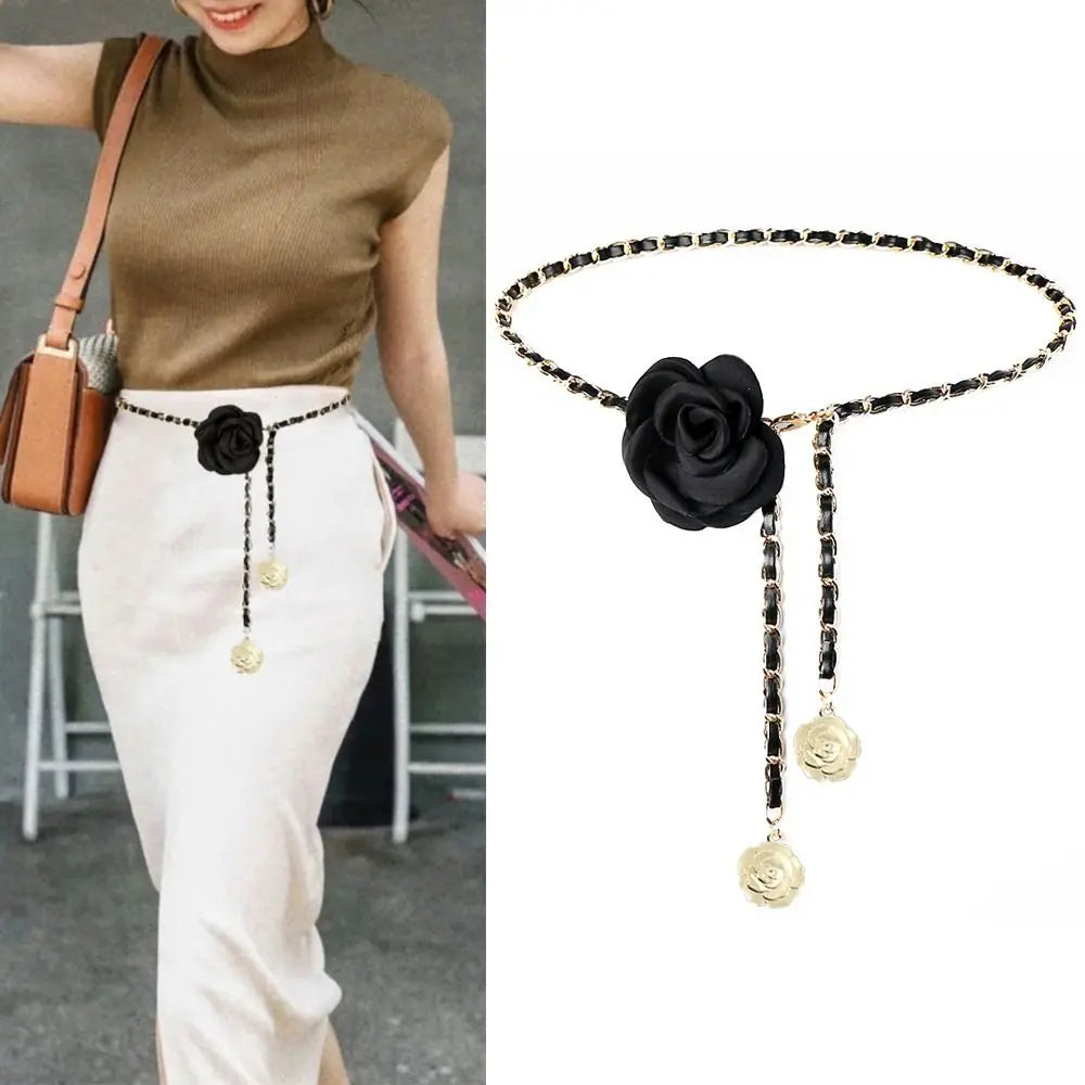 CamelliaCharm™ – Flower Waist Chain