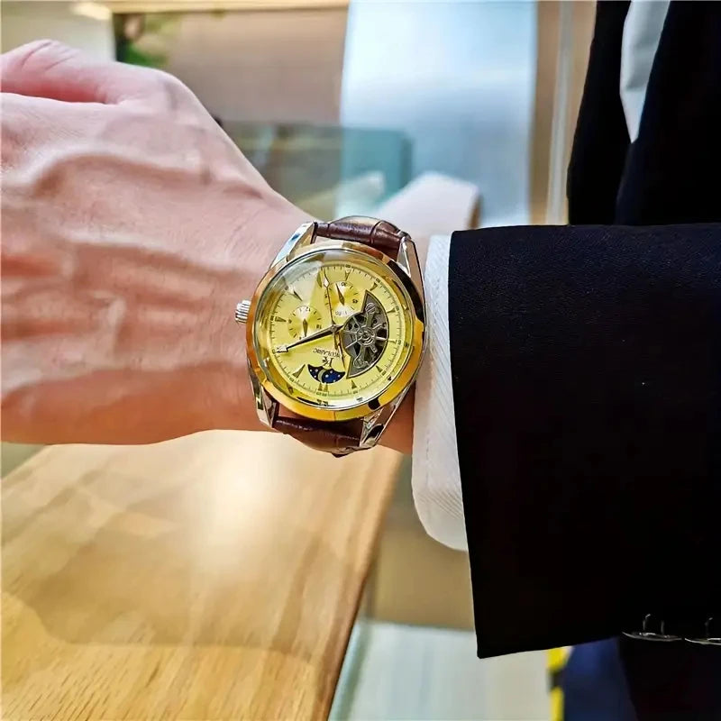Men’s Automatic Mechanical Watch – LunarSphere™