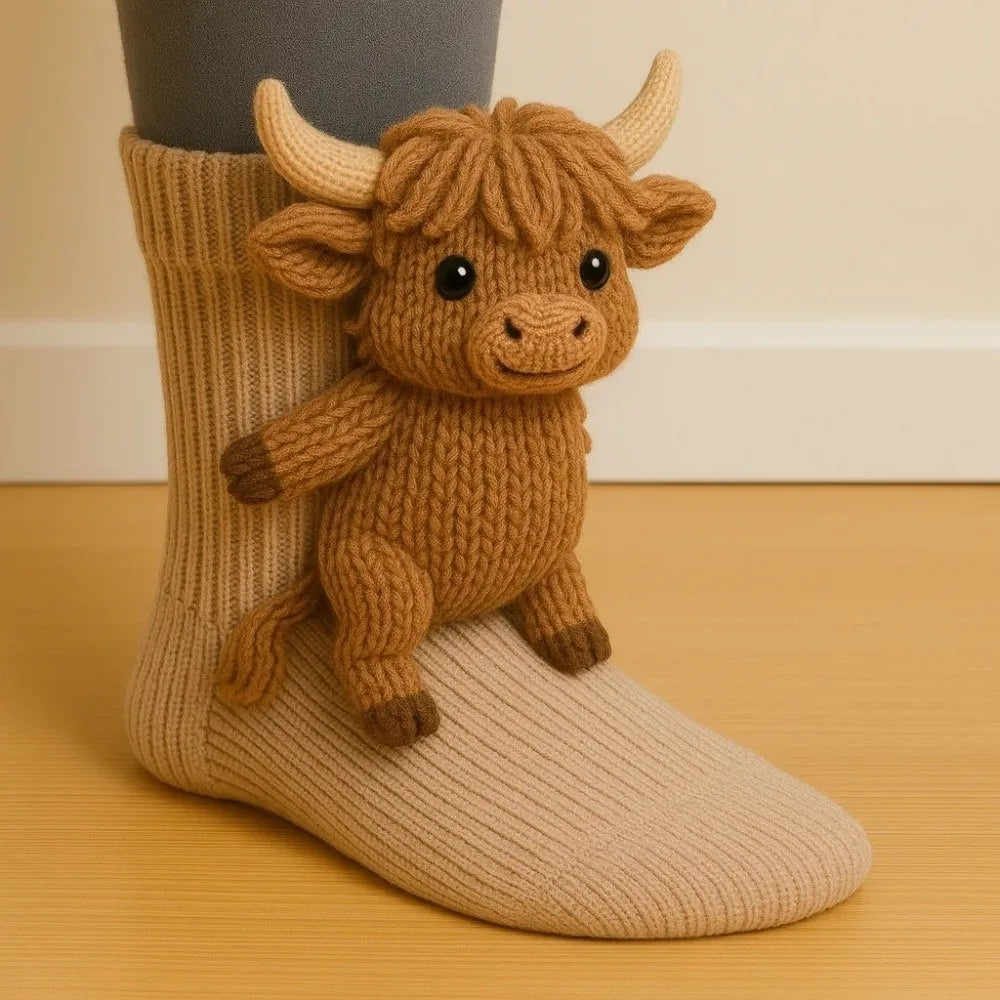 Winter Hugs™ – 3D Animal Socks That Melt the Cold Away