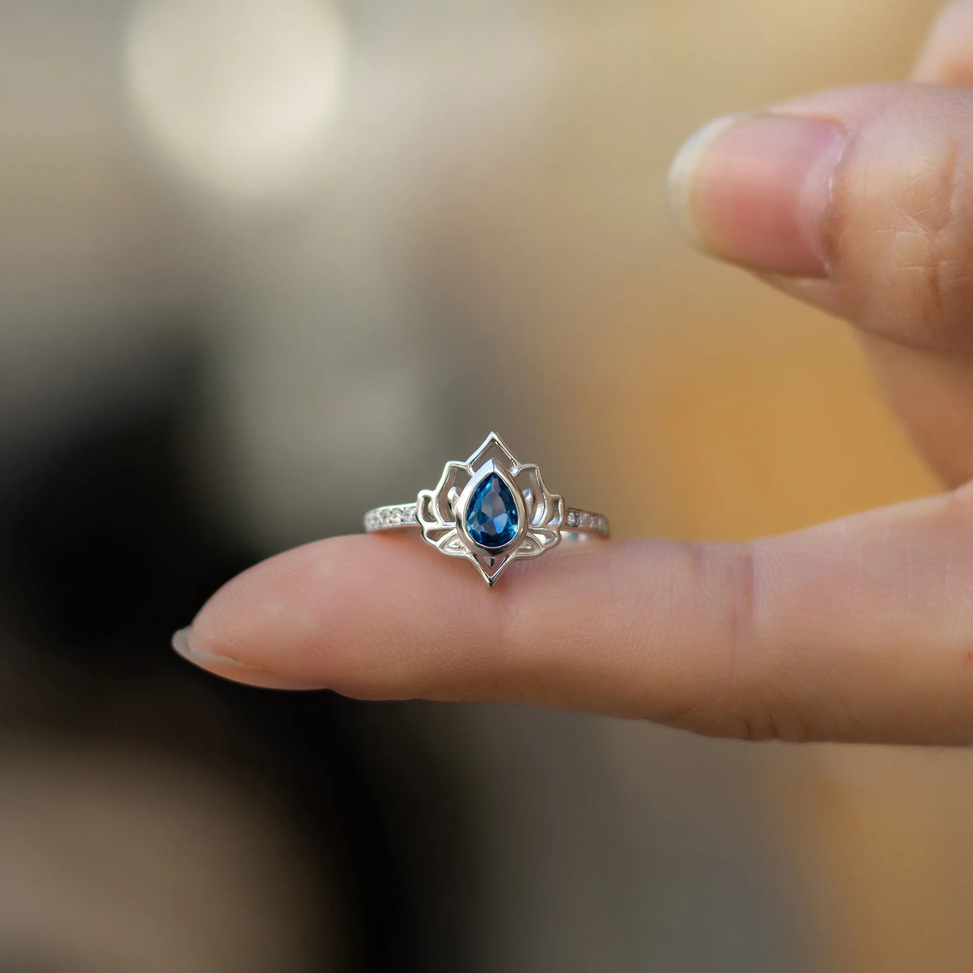 Vintage Lotus Adjustable Ring – LotusBloom™