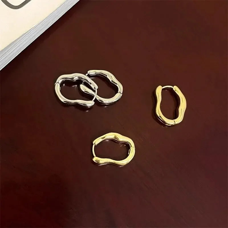 Irregular Metallic Hoops – Auria™