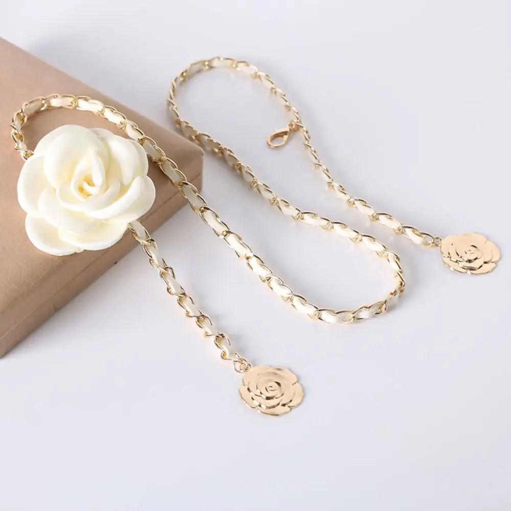 CamelliaCharm™ – Flower Waist Chain