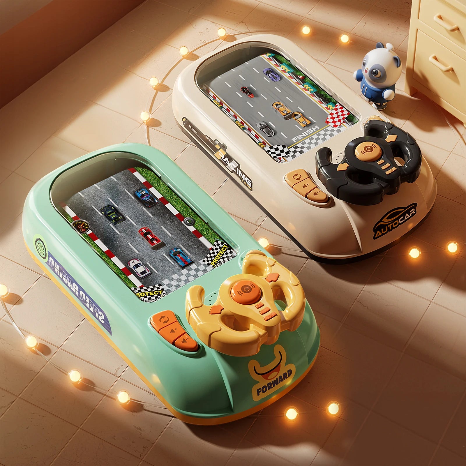 🏎️ Mini Racer Pro – Steering Wheel Racing Game for Kids