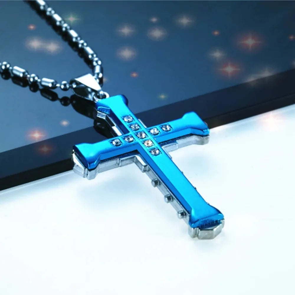 Crystal Cross Pendant – TrinityGlow™