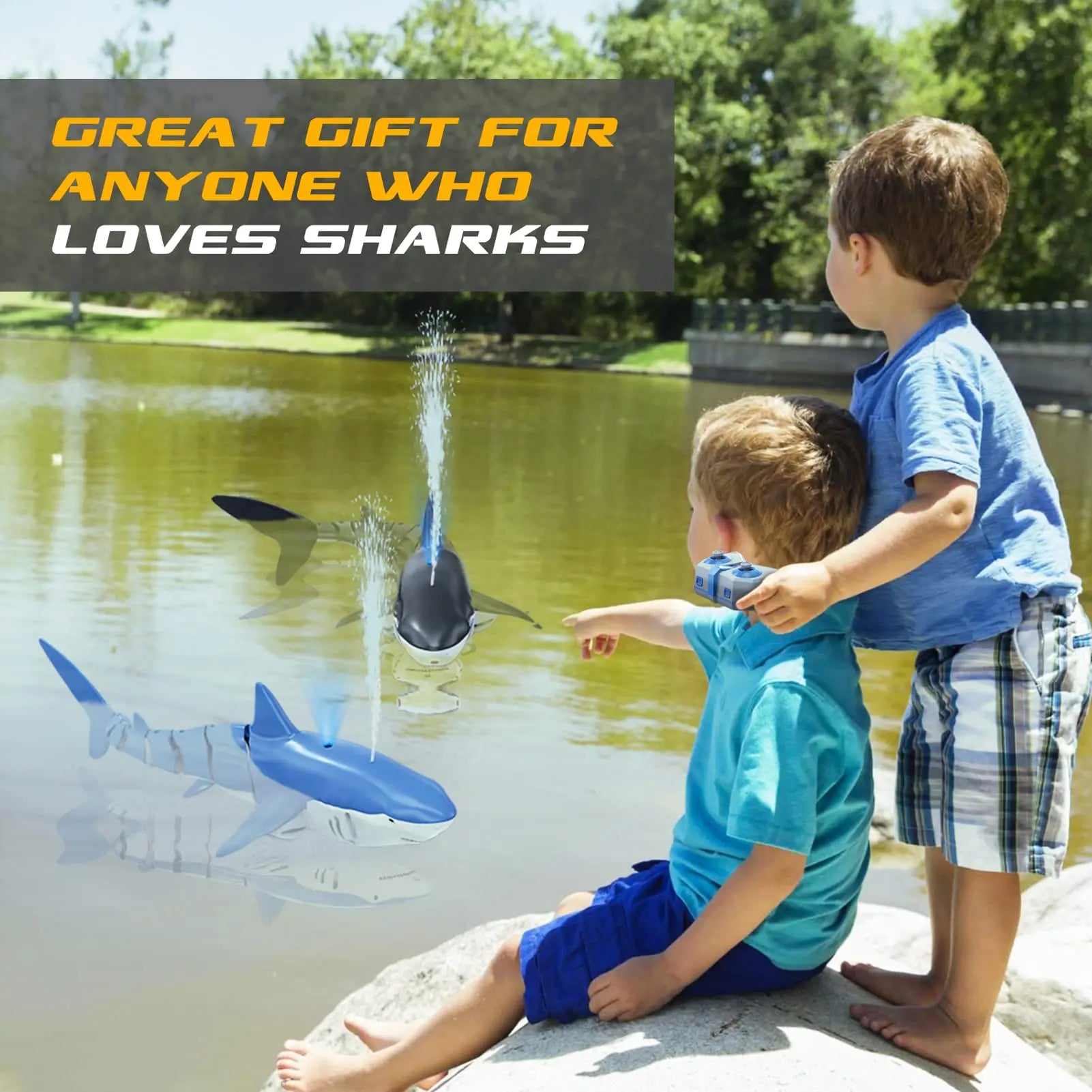 SharkGlide™ – The Realistic Remote-Control Sea Predator