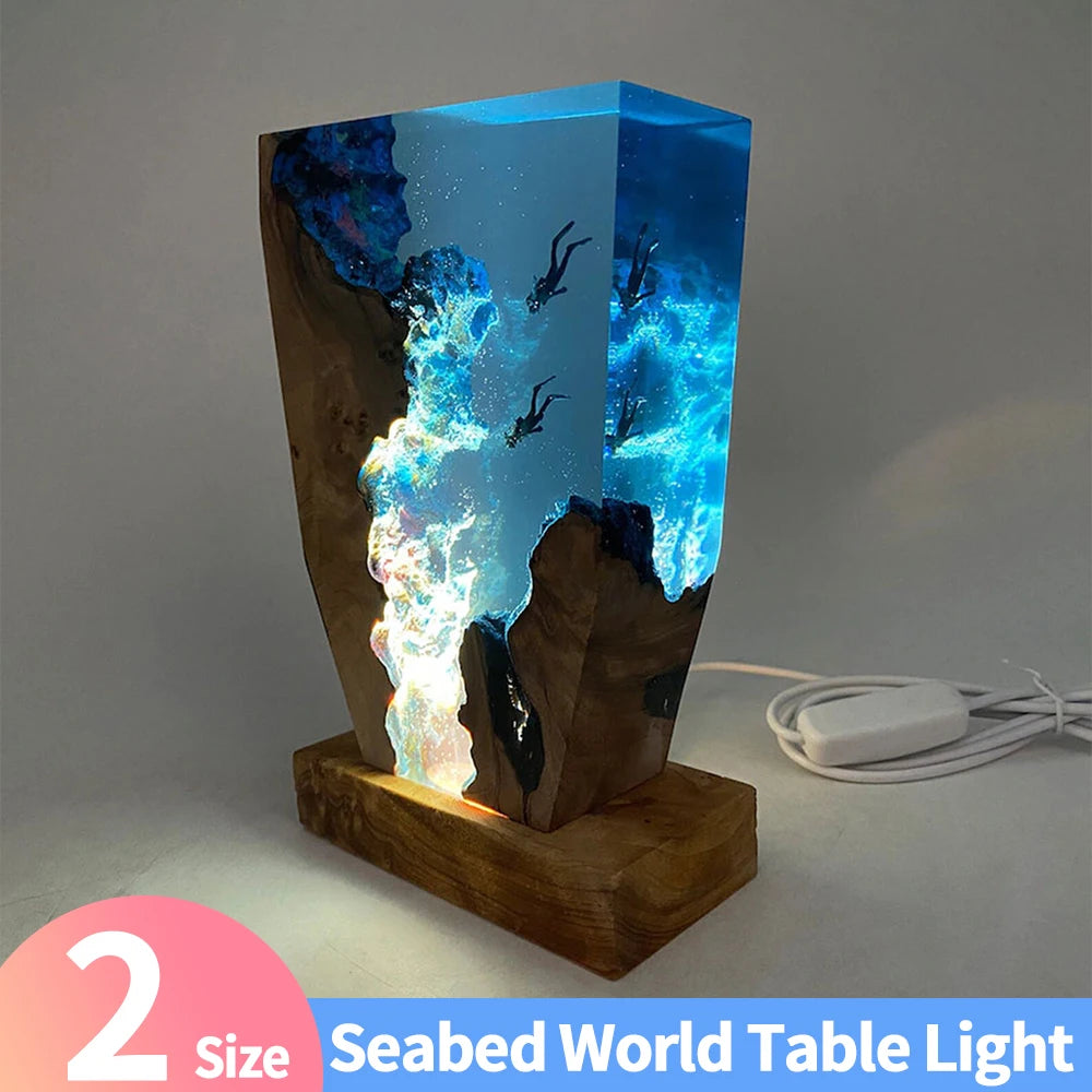 Deep Sea Diver Resin Table Lamp – Seabed Explorer™