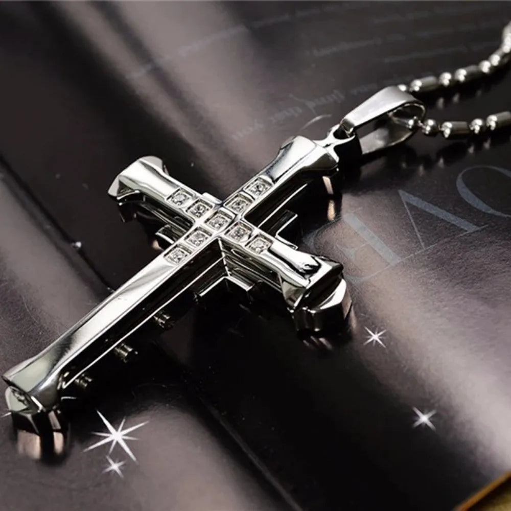 Crystal Cross Pendant – TrinityGlow™