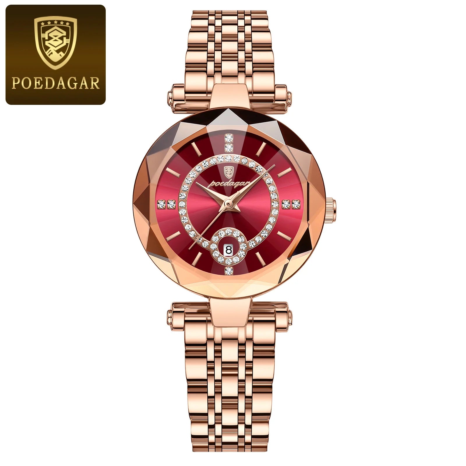 Diamond Quartz Watch – Poedar Luxe™