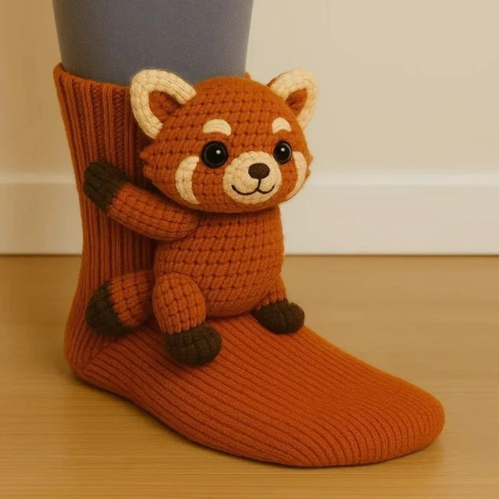 Winter Hugs™ – 3D Animal Socks That Melt the Cold Away