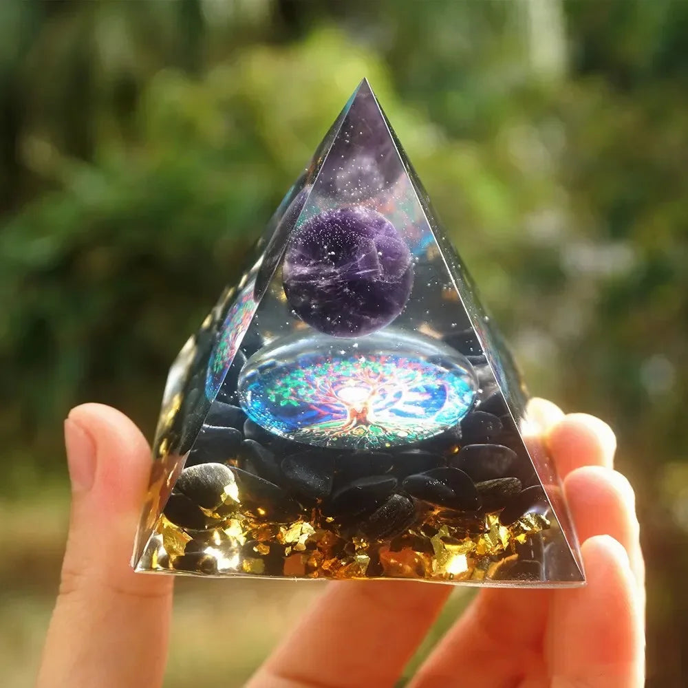 Energy Pyramid Orgonite – CrystalFlow™