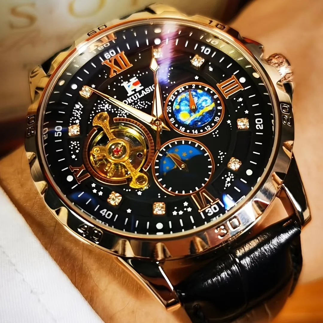 Skeleton Starry Sky Watch – AstroEdge™