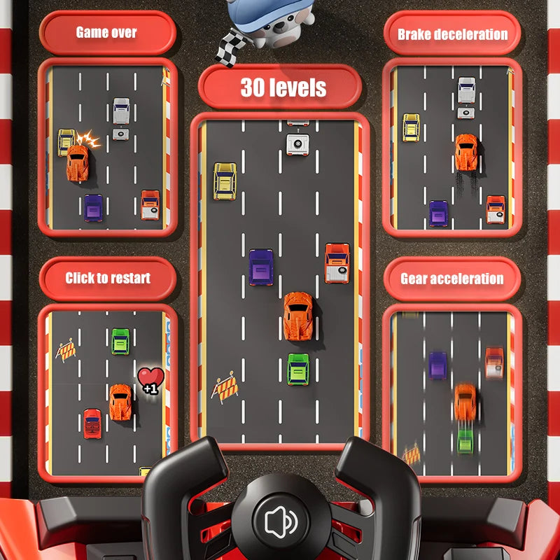 🏁 TurboTrack™ – 2-in-1 Race Car Arena for Kids