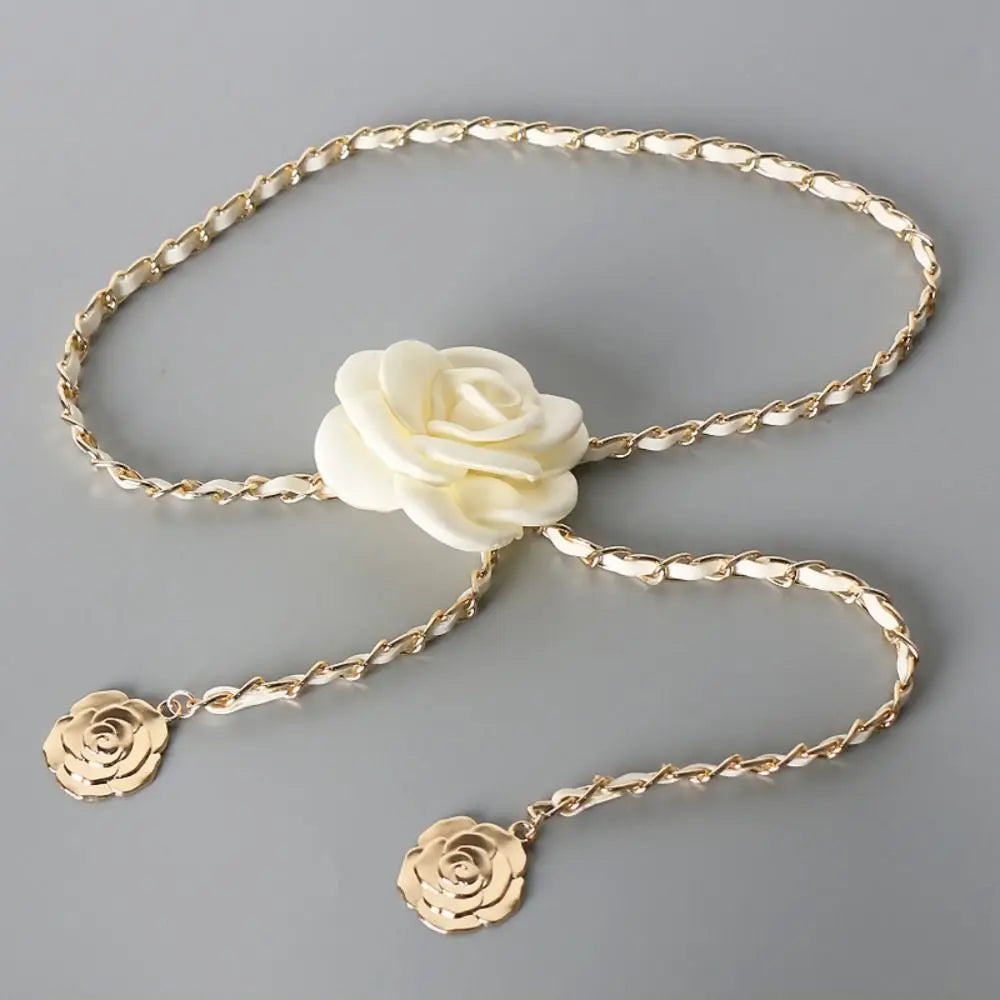 CamelliaCharm™ – Flower Waist Chain
