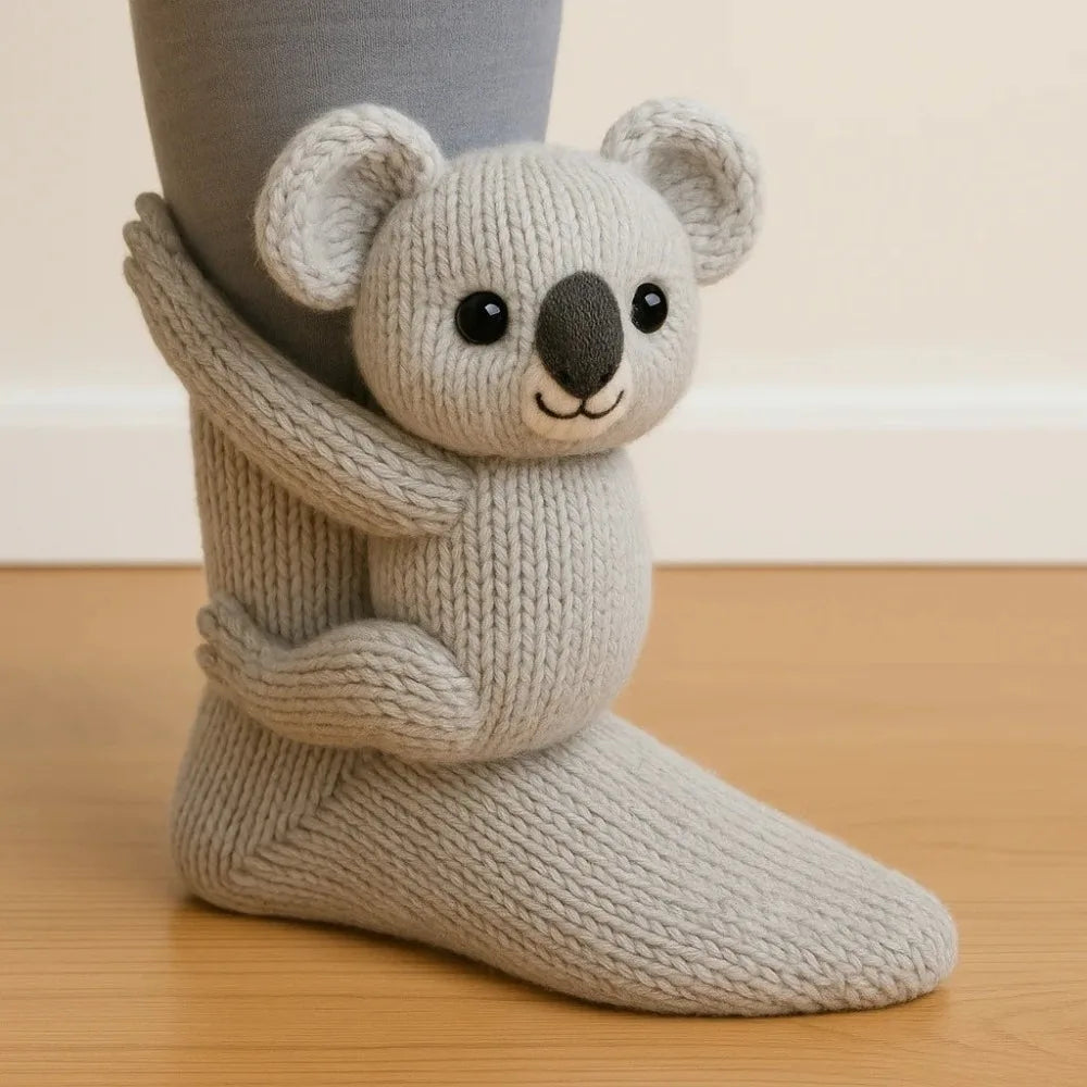 Winter Hugs™ – 3D Animal Socks That Melt the Cold Away