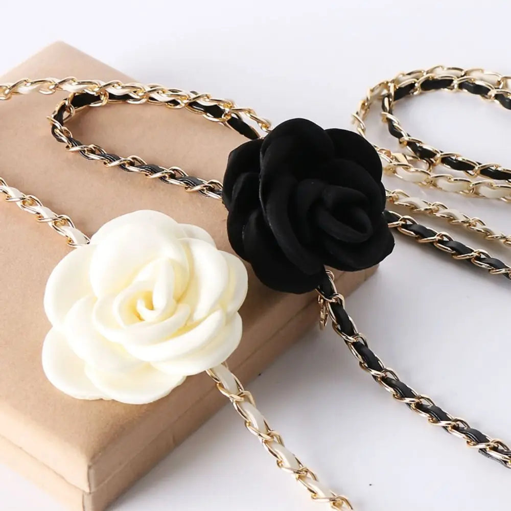 CamelliaCharm™ – Flower Waist Chain