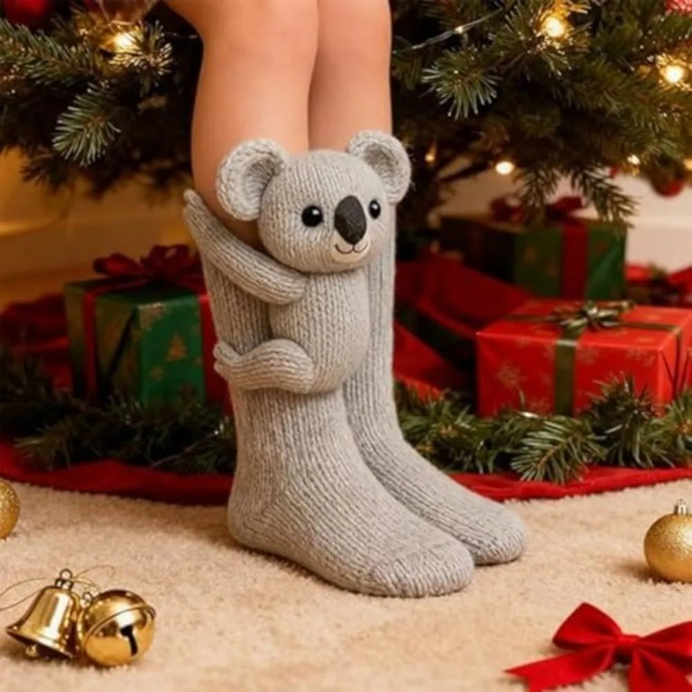 Winter Hugs™ – 3D Animal Socks That Melt the Cold Away