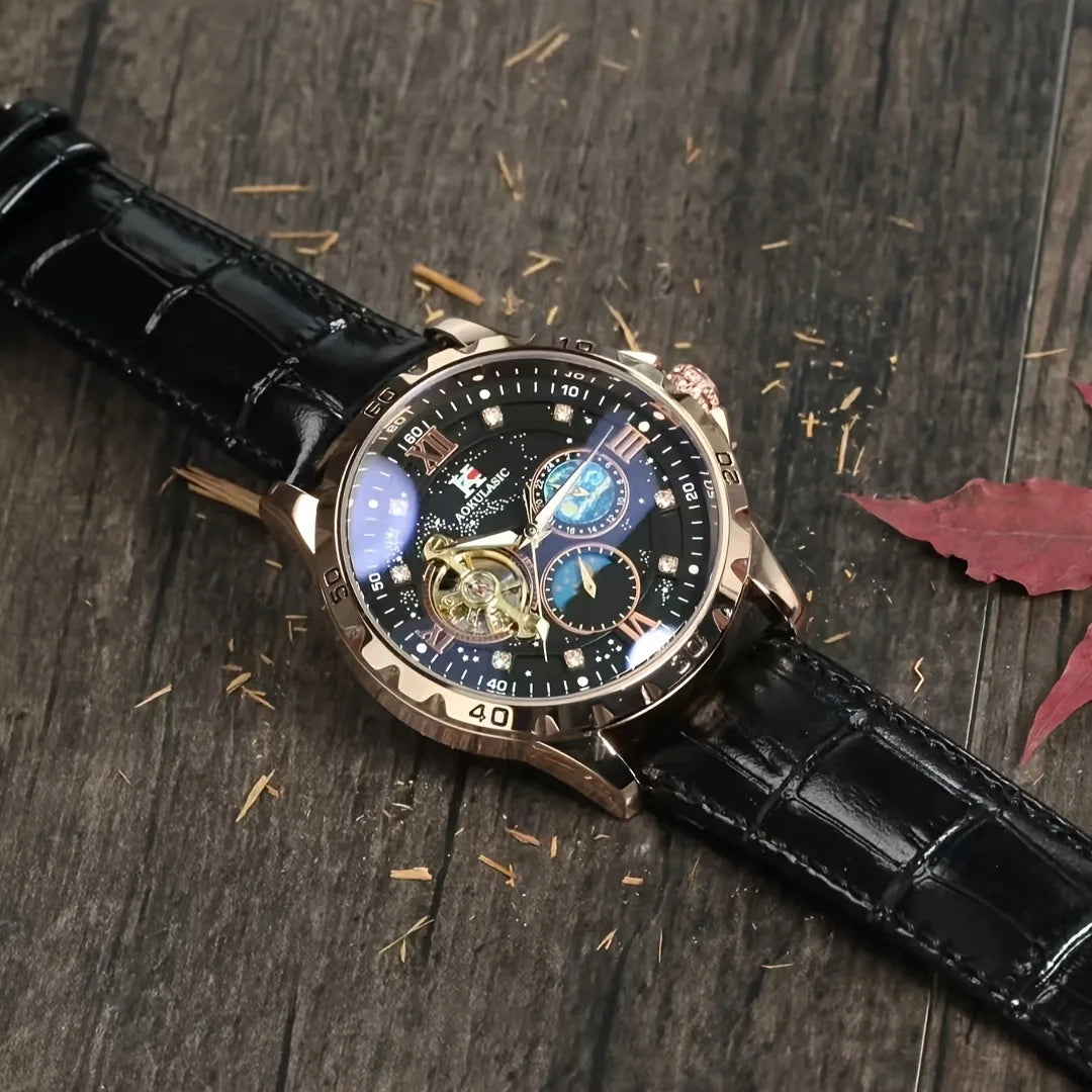 Skeleton Starry Sky Watch – AstroEdge™