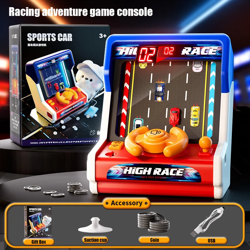 RaceMaster™ – Ultimate Mini Arcade Thrill for Young Champions