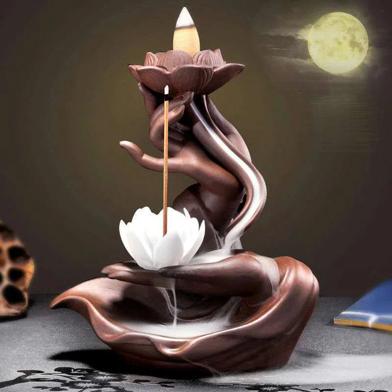 Lotus Dragon Incense Burner – ZenFlow™