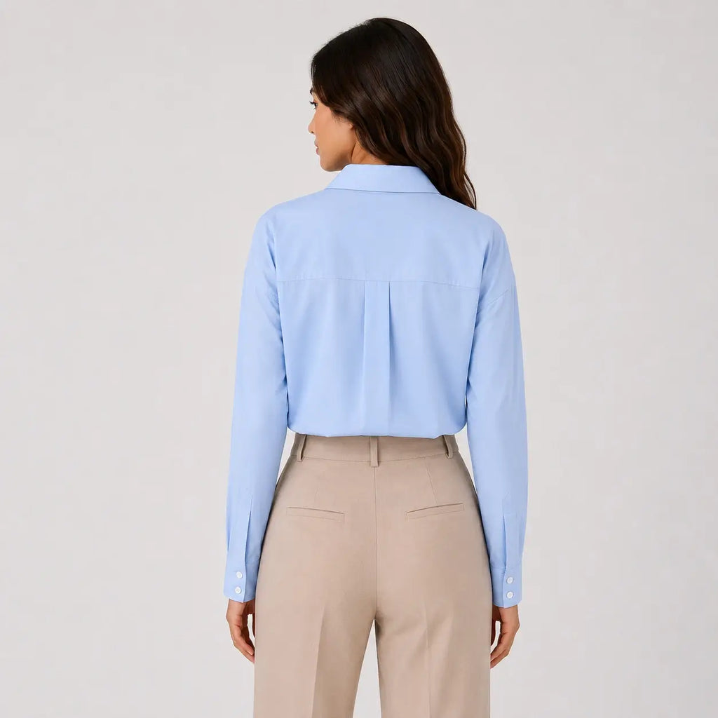 Camisa Elegante de Manga Larga para Mujer