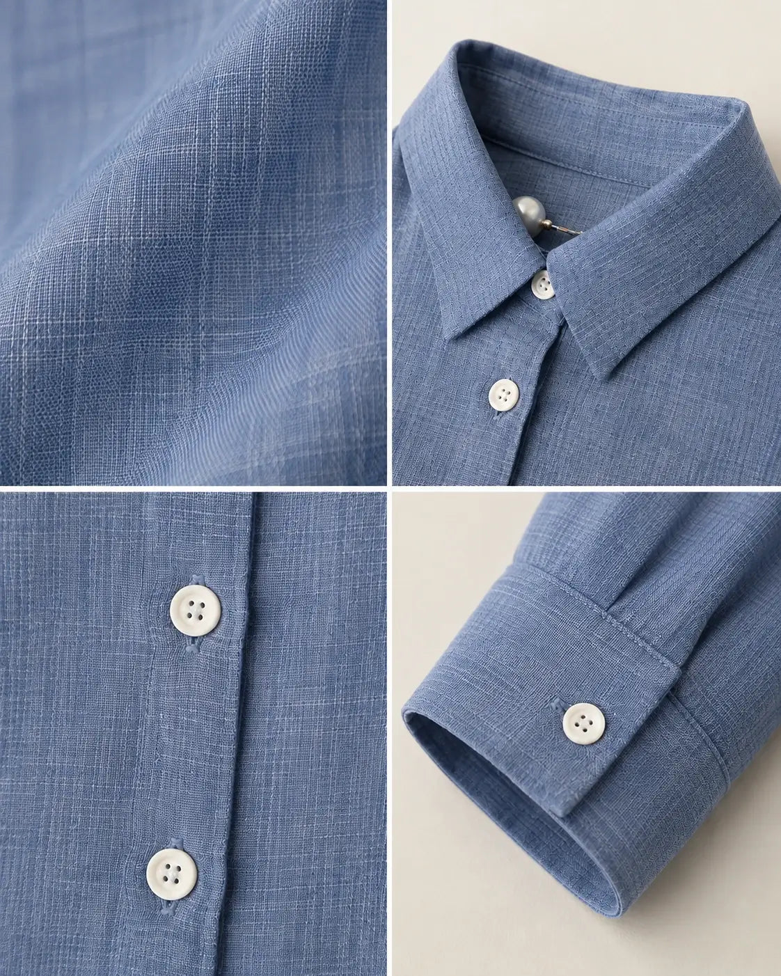 Evordia Brisa - Camisa de Lino y Algodón