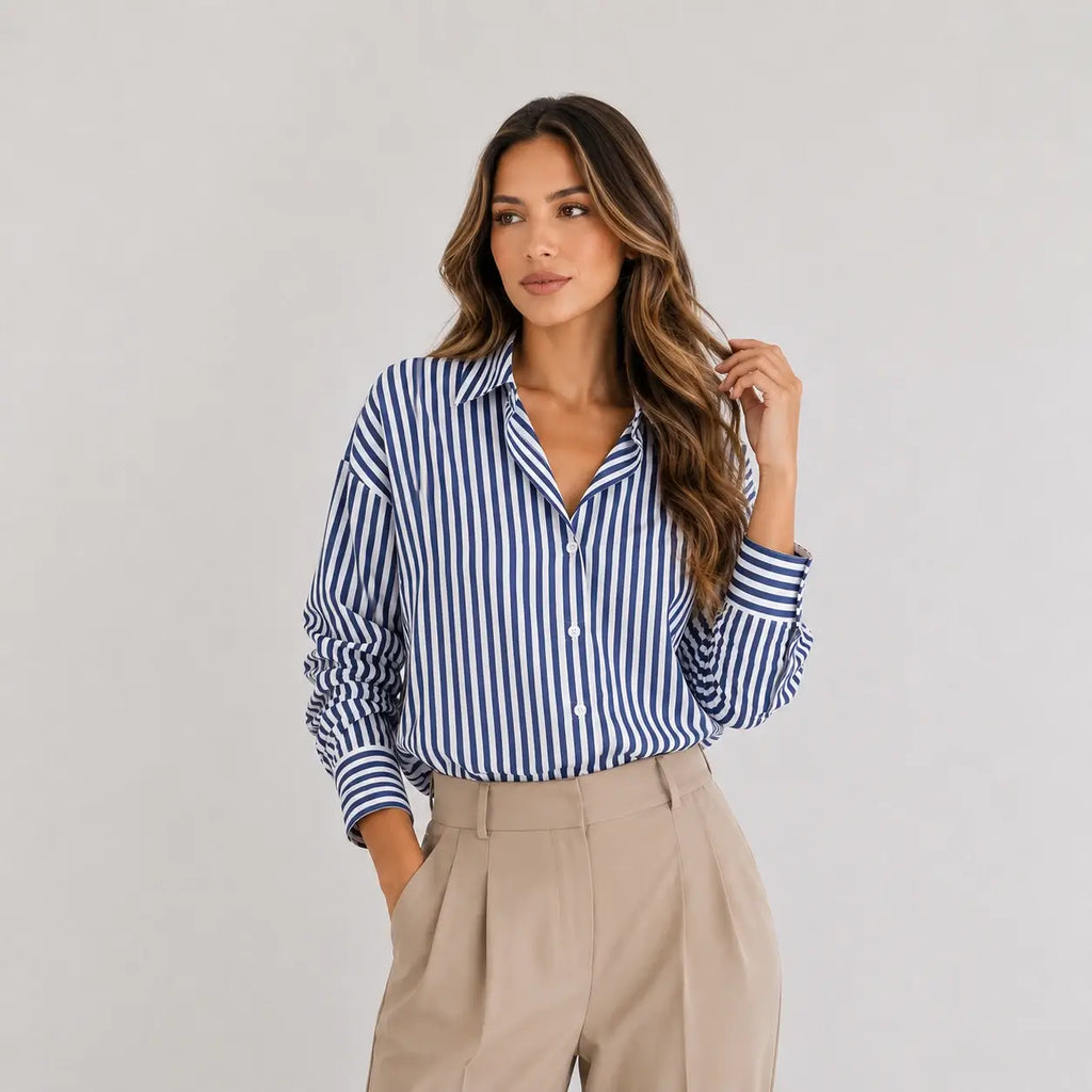 Camisa Elegante de Manga Larga para Mujer