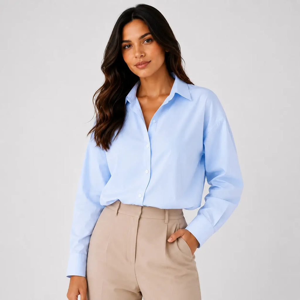 Camisa Elegante de Manga Larga para Mujer