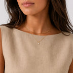 Conjunto de Lino Premium con Pantalón y Collar Elegante