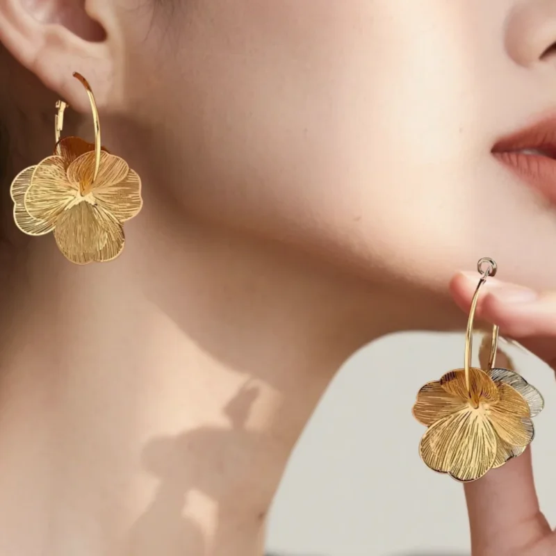 Vintage Bloom Hoops – Eloria™