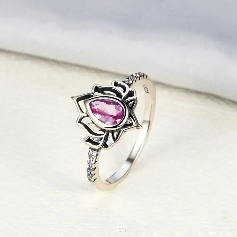 Vintage Lotus Adjustable Ring – LotusBloom™