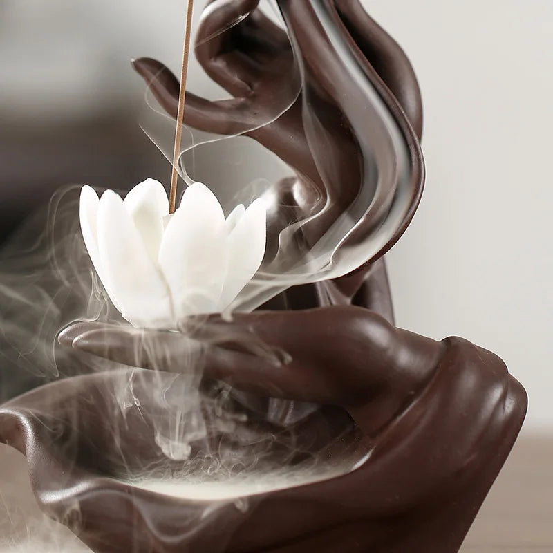 Lotus Dragon Incense Burner – ZenFlow™