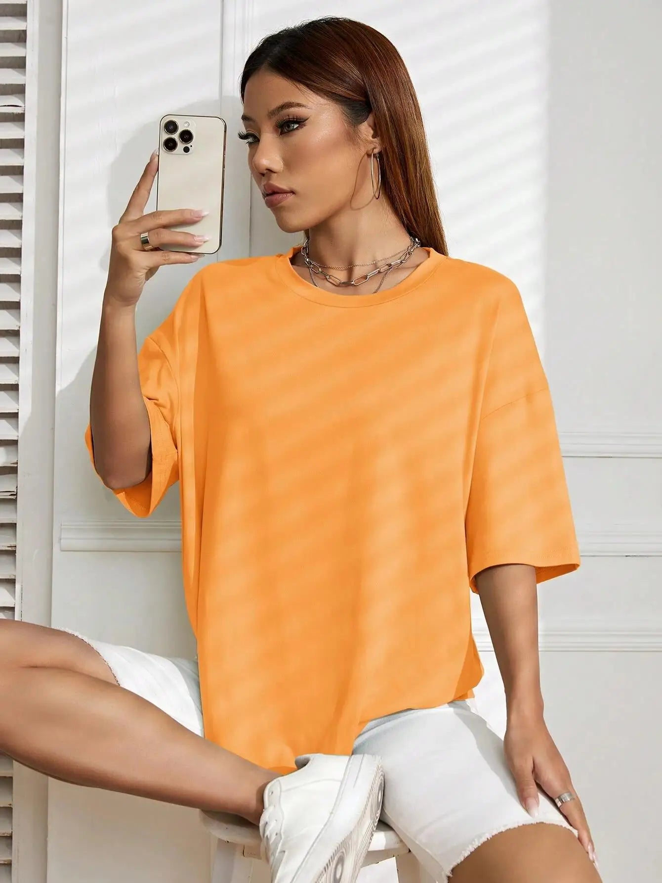21 Color Solid Color Summer 100% Cotton Womens T Shirt Sport Multicolor T-Shirts Loose Casual Short Sleeve Unisex Fashion Tops