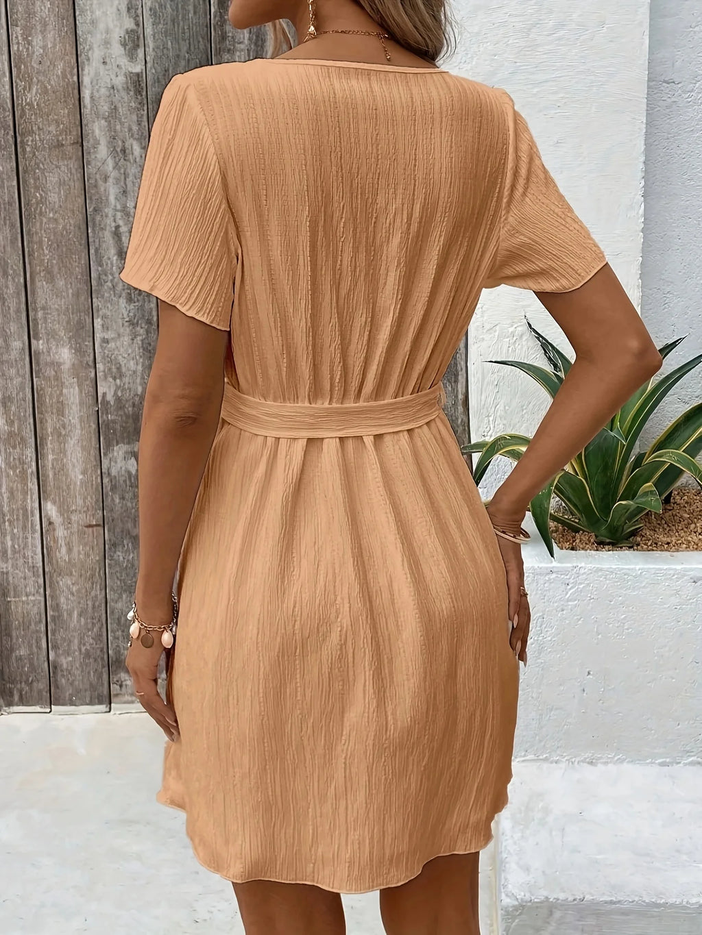 Women's Oversized Woven Dress Casual Bohemian Maxi Summer A-Line Long Dress with Pockets Full Length Clothing