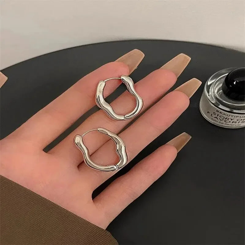 Irregular Metallic Hoops – Auria™