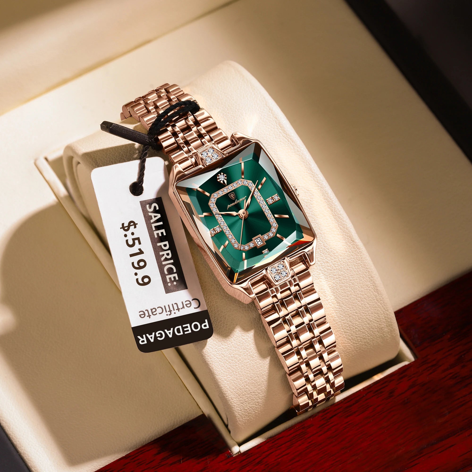 Luxury Ladies Quartz Watch – Poedagar Elegance™
