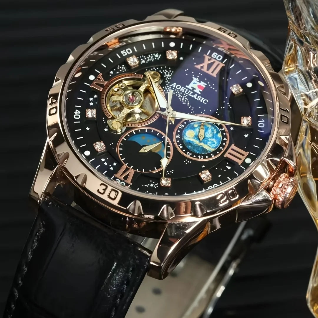 Skeleton Starry Sky Watch – AstroEdge™