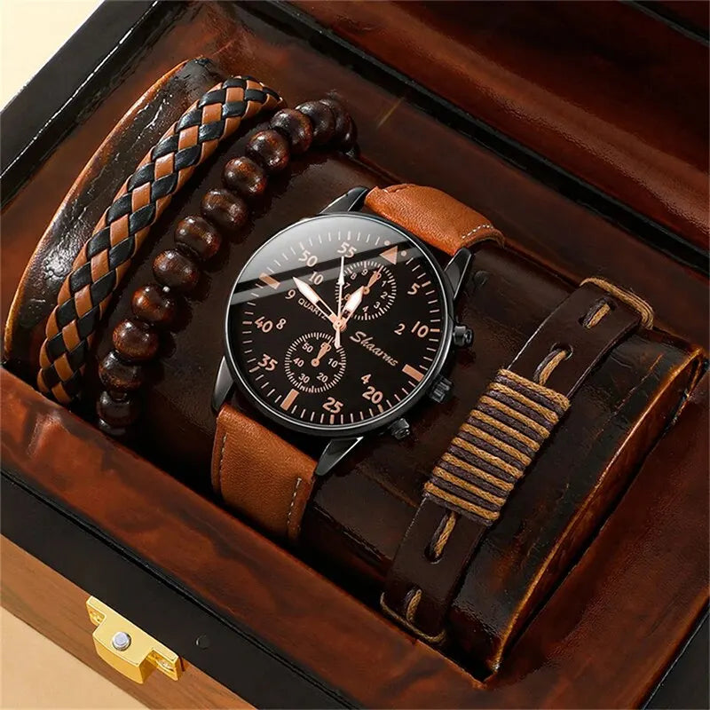 Watch &amp; Bracelet Gift Set – RegalSet™