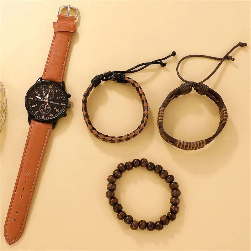 Watch &amp; Bracelet Gift Set – RegalSet™