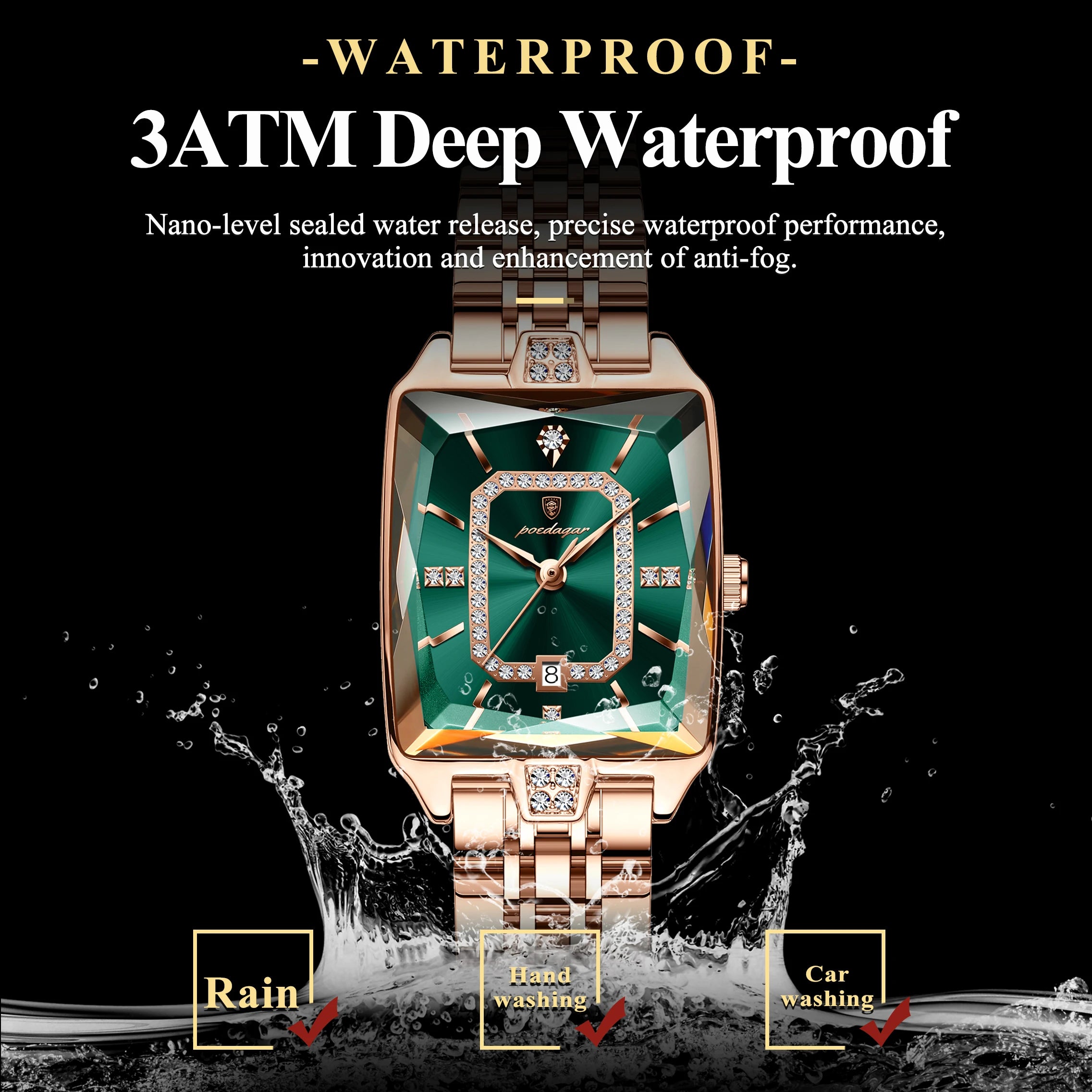 Luxury Ladies Quartz Watch – Poedagar Elegance™