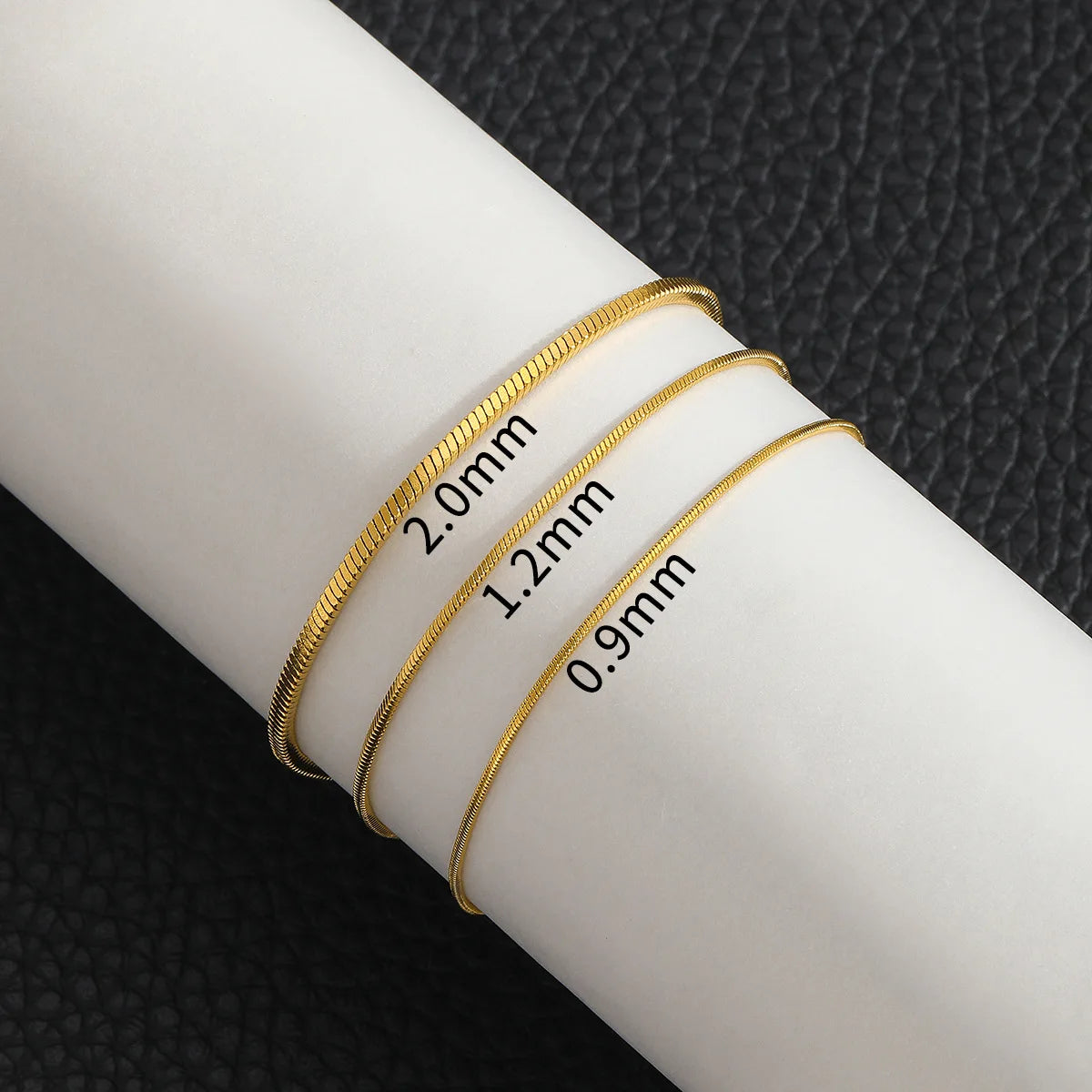 Stainless Steel Snake Bone Bracelet – SteelPulse™