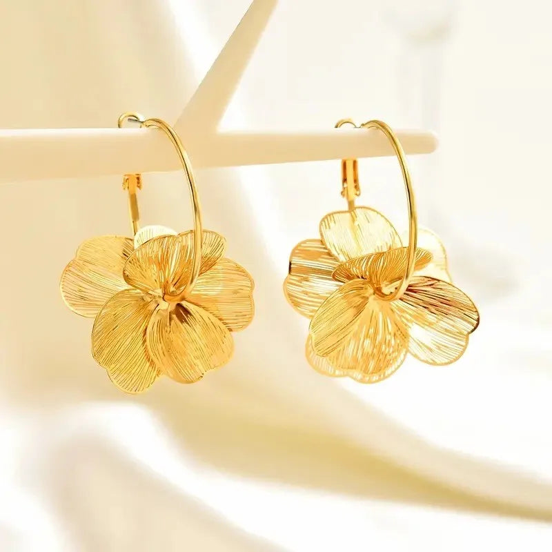 Vintage Bloom Hoops – Eloria™