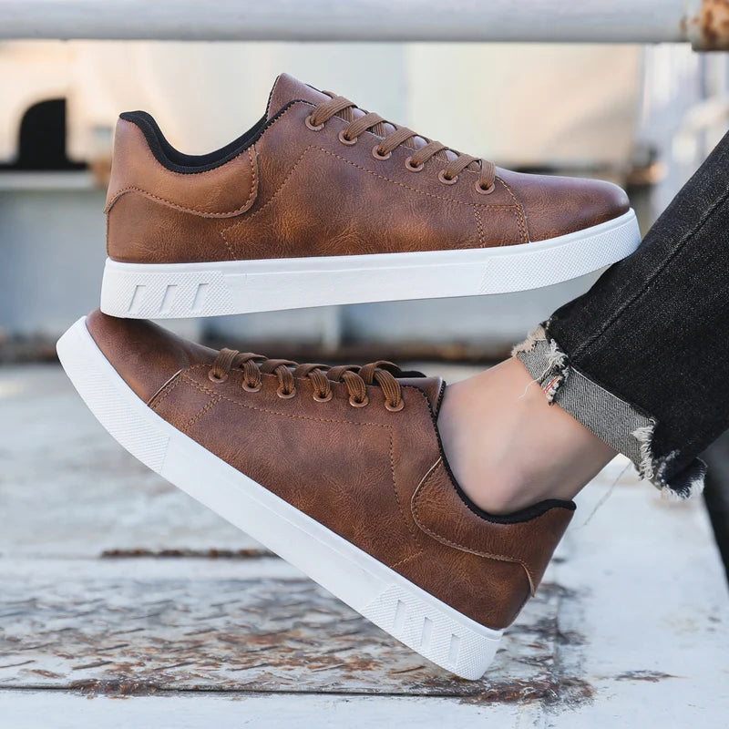 Classic Leather Loafers – NobleStep™