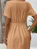 Women's Oversized Woven Dress Casual Bohemian Maxi Summer A-Line Long Dress with Pockets Full Length Clothing