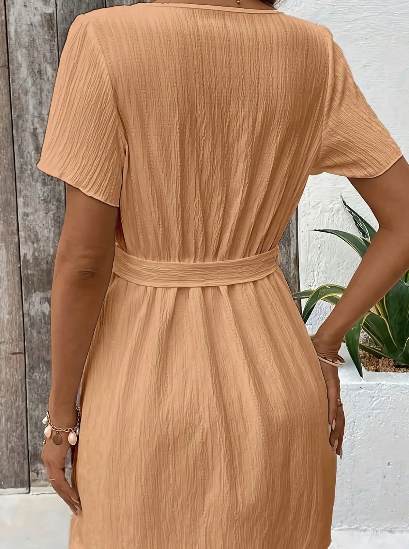Women's Oversized Woven Dress Casual Bohemian Maxi Summer A-Line Long Dress with Pockets Full Length Clothing